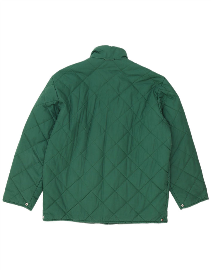 Fila Mens Magic Line Liner Padded Jacket IT 50 Large Green Polyester