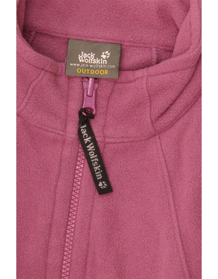 Jack Wolfskin Womens Liner Fleece Jacket UK 18/20 XL Pink Polyester
