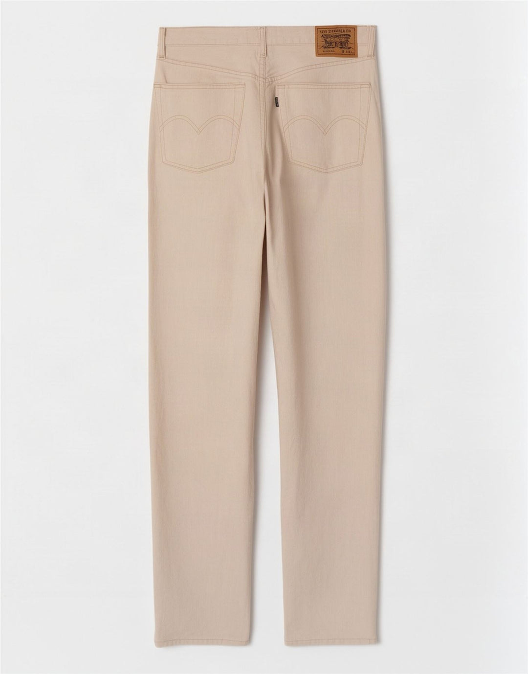 Levi's Mens Straight Jeans W36 L34 Beige Cotton