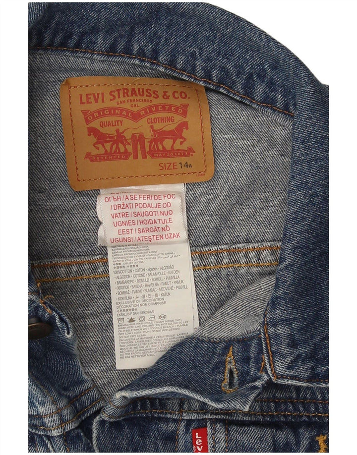 Levi's Boys Denim Jacket 13-14 Years Blue Cotton