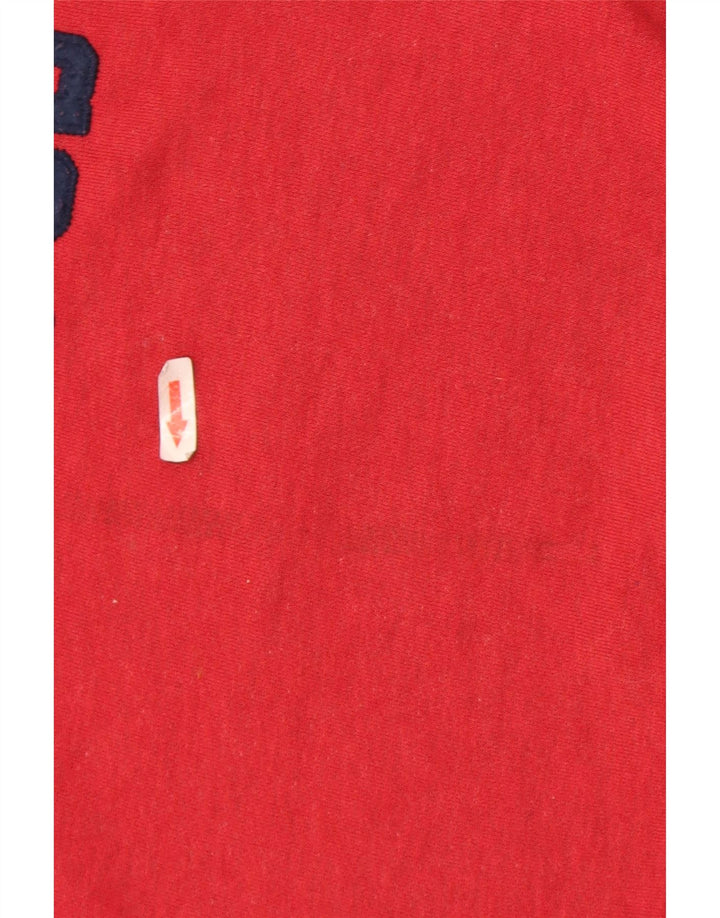 Superdry Mens Graphic Sweatshirt Jumper Large Red Cotton