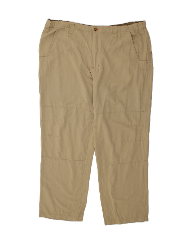 ORVIS Mens Straight Chino Trousers XL W40 L30 Beige Nylon Vintage Orvis and Second-Hand Orvis from Messina Hembry 
