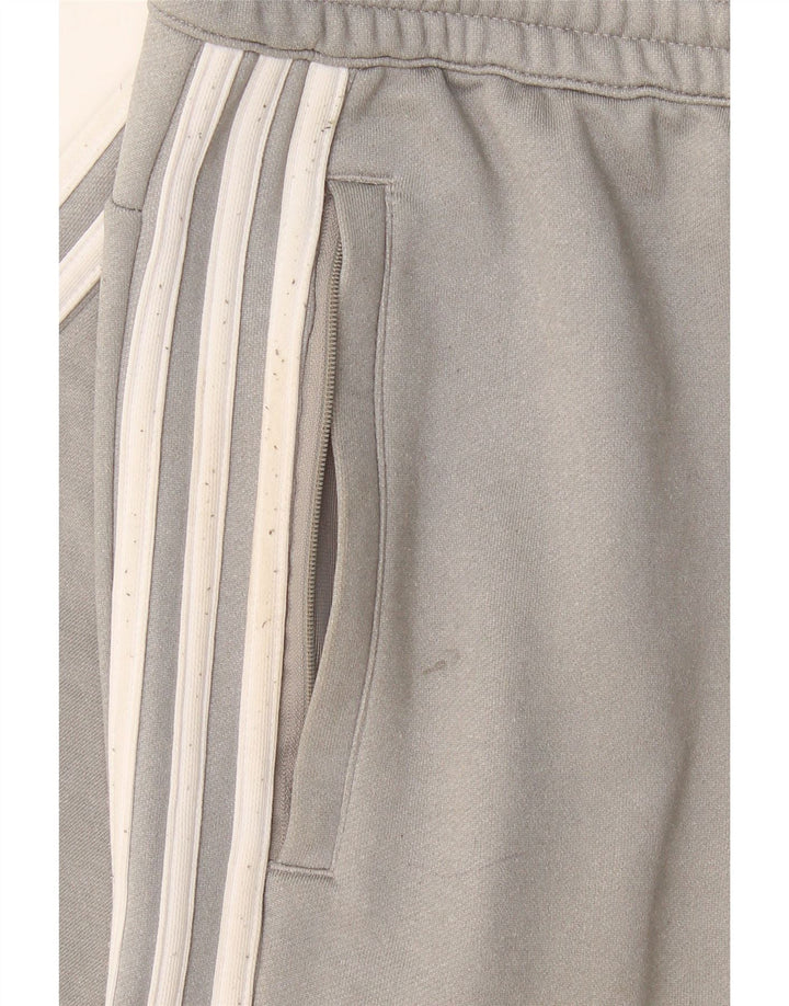 Adidas Mens Tracksuit Trousers Joggers Large Grey Polyester