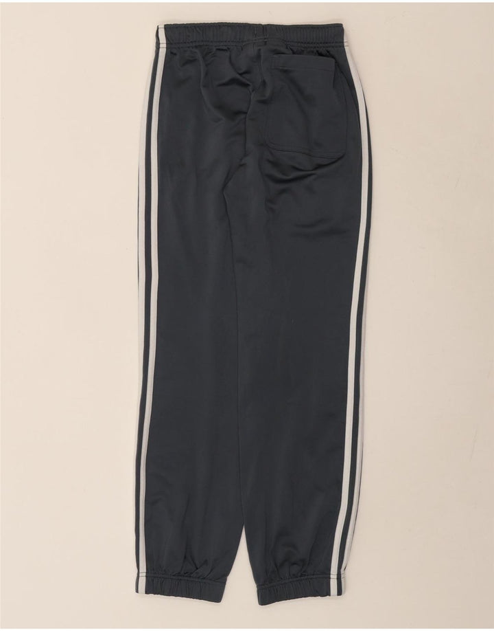 Adidas Boys Tracksuit Trousers Joggers 11-12 Years  Grey Polyester