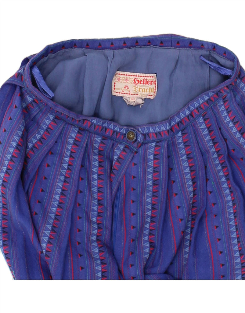 VINTAGE Womens A-Line Skirt EU 40 Medium W28  Purple Geometric Vintage Vintage and Second-Hand Vintage from Messina Hembry 