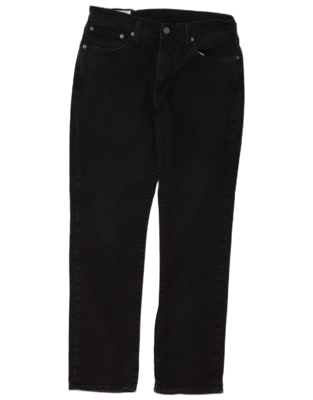Levi's Mens Straight Jeans W31 L28 Black Cotton