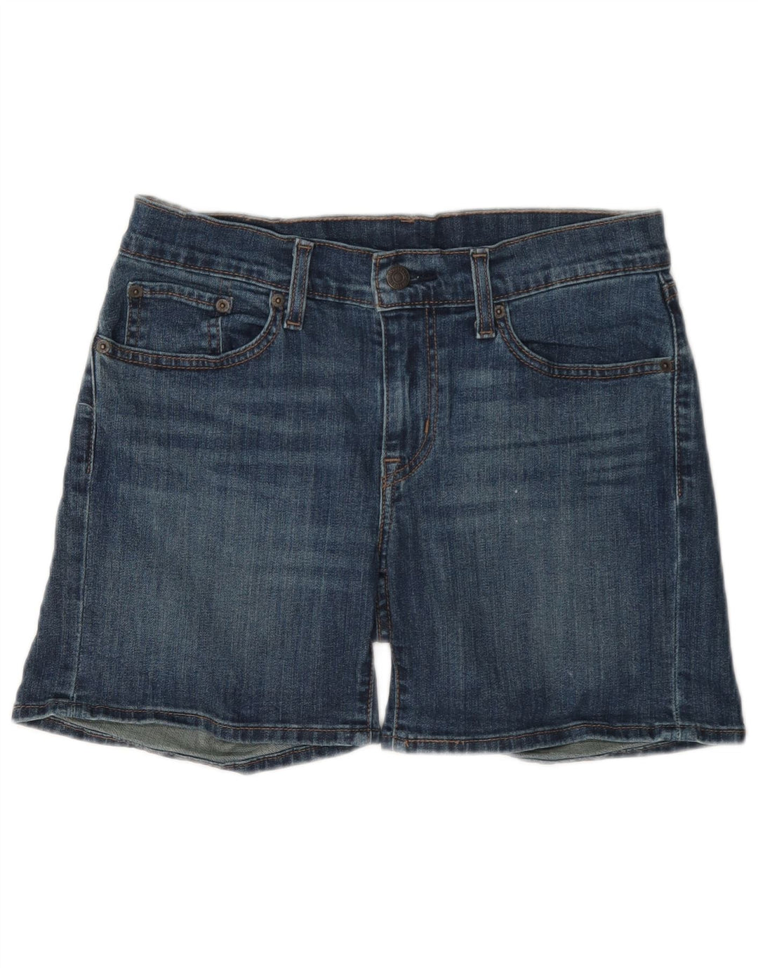 Levi's Womens Denim Shorts W28 Medium Blue Cotton