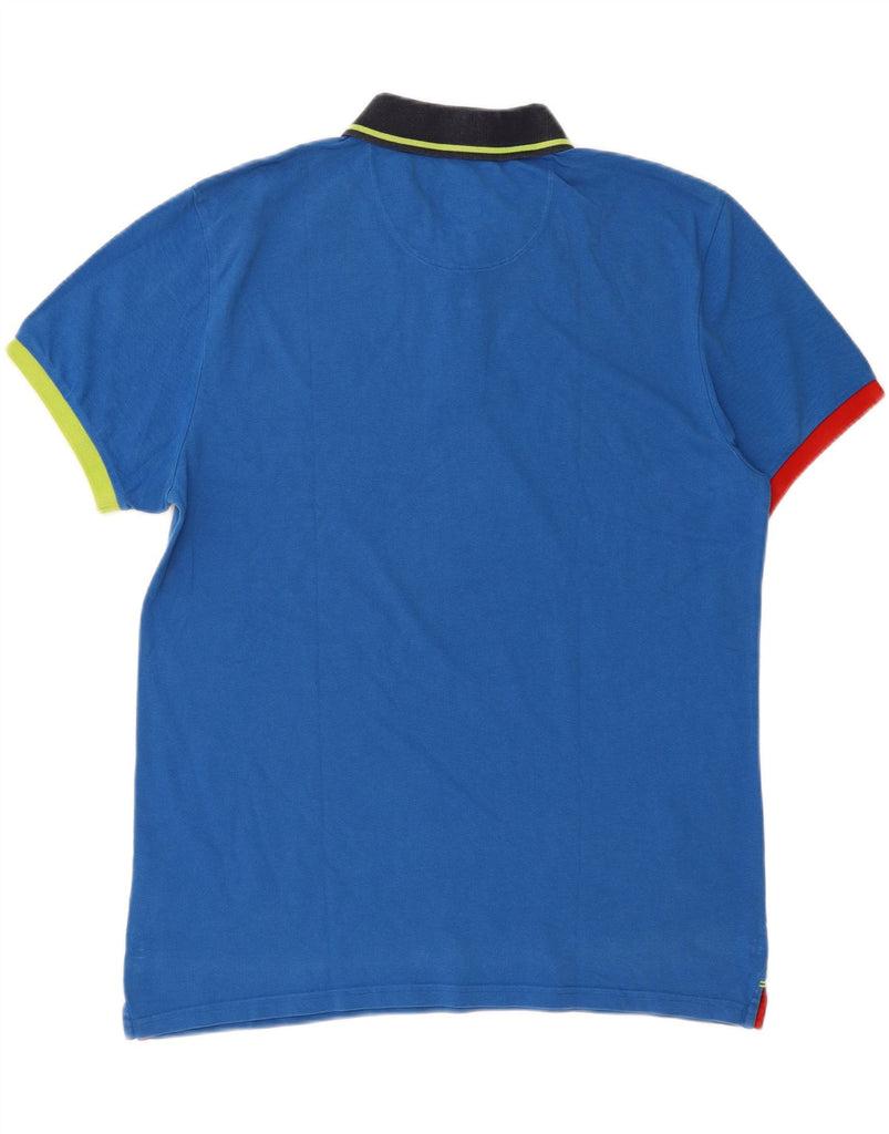 NORTH SAILS Mens Regular Fit Polo Shirt 2XL Blue Cotton Vintage North Sails and Second-Hand North Sails from Messina Hembry 