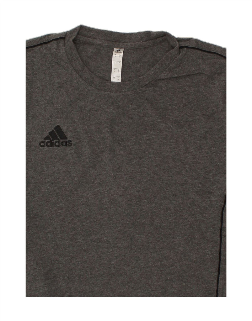 ADIDAS Mens T-Shirt Top Small Grey Cotton | Vintage Adidas | Thrift | Second-Hand Adidas | Used Clothing | Messina Hembry 