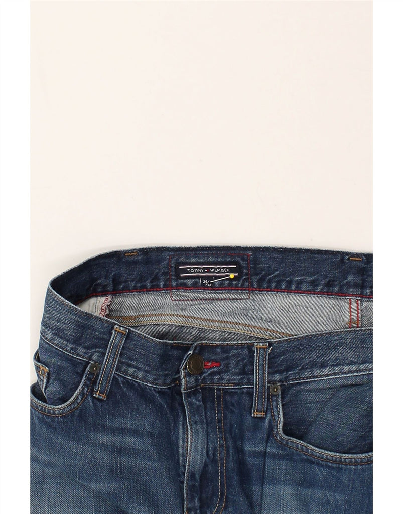 TOMMY HILFIGER Mens Straight Jeans W34 L29 Blue Cotton | Vintage Tommy Hilfiger | Thrift | Second-Hand Tommy Hilfiger | Used Clothing | Messina Hembry 