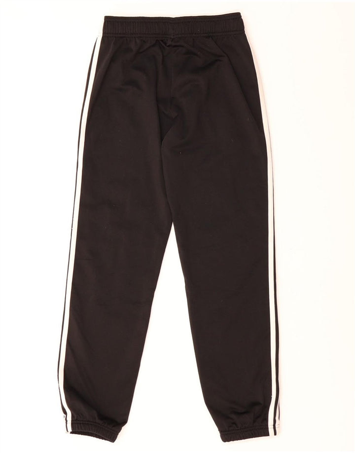ADIDAS Boys Tracksuit Trousers Joggers 11-12 Years  Black Polyester