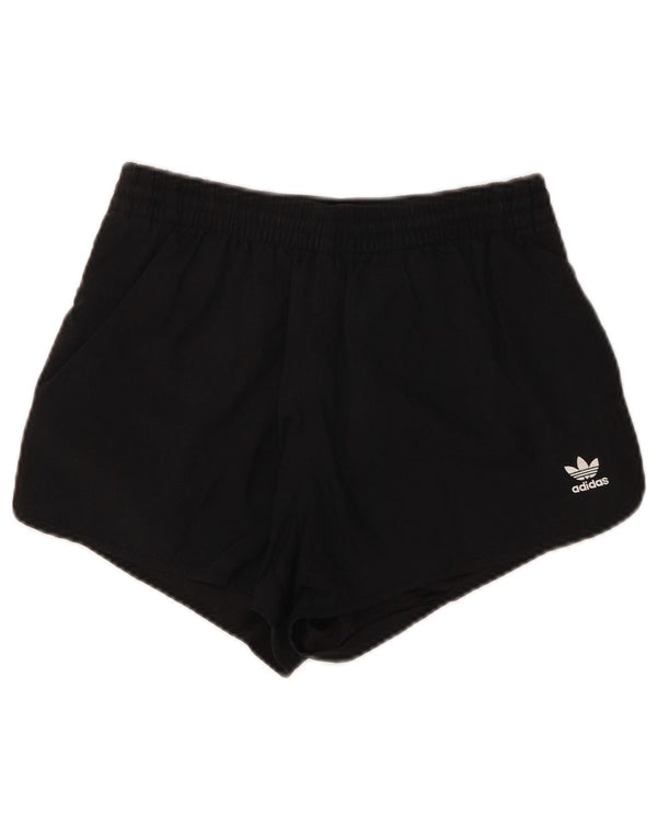 Adidas Womens Sport Shorts UK 6 XS Black Polyamide