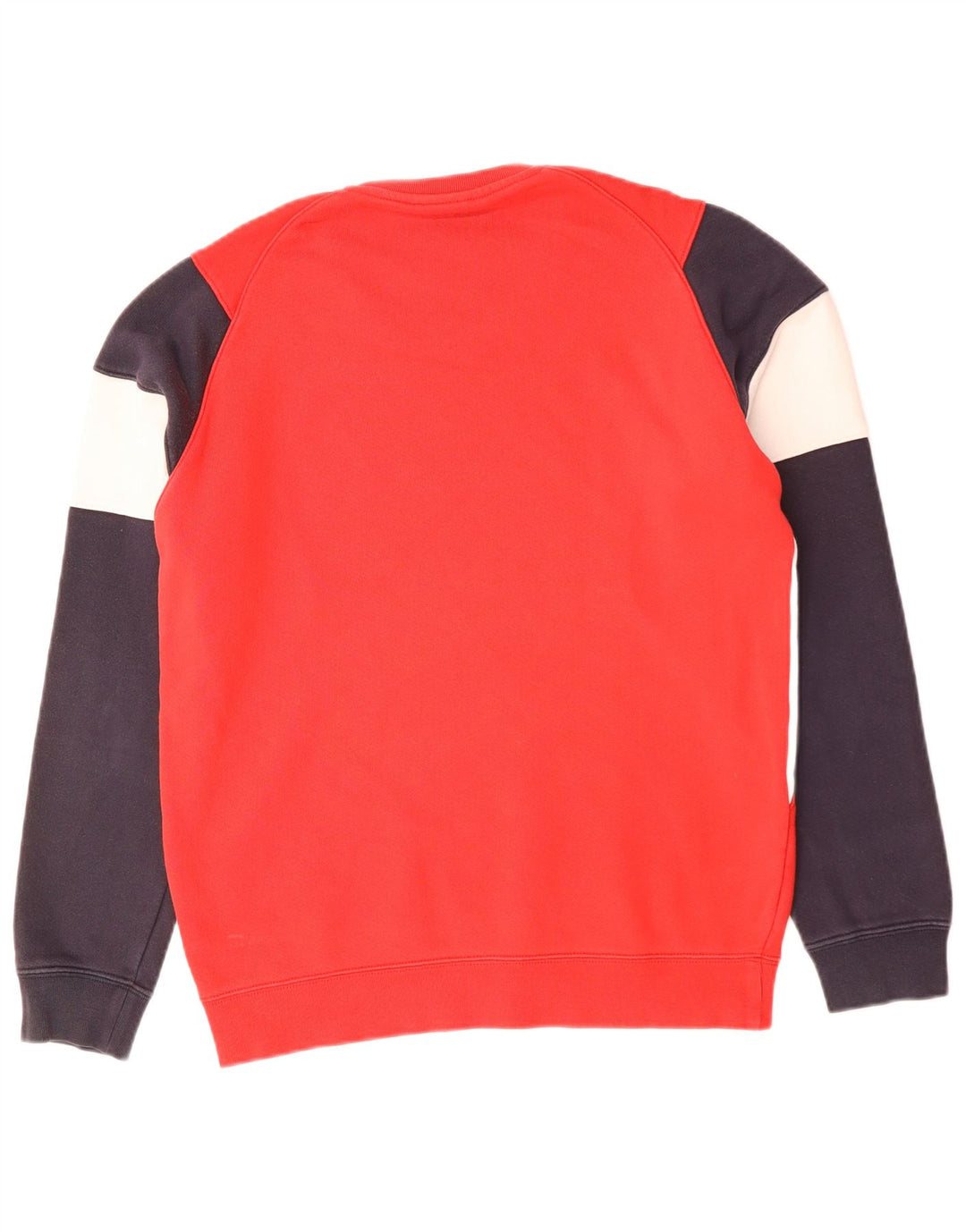 Champion Mens Graphic Sweatshirt Jumper Small Red Colourblock Cotton