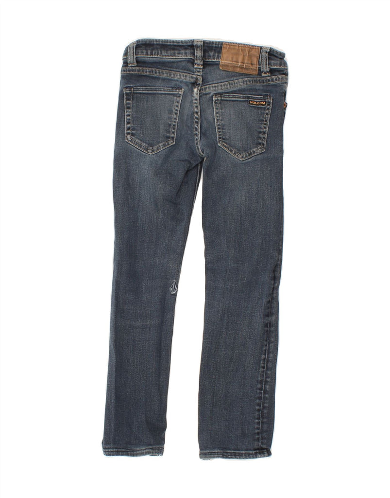VOLCOM Boys Vorta Slim Straight Jeans 6-7 Years W22 L11 Navy Blue Vintage Volcom and Second-Hand Volcom from Messina Hembry 