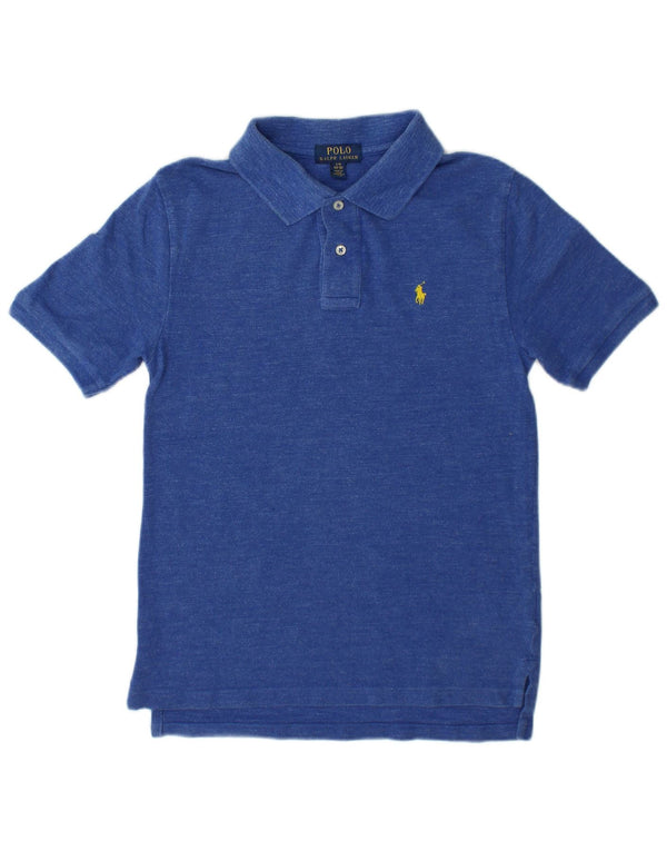 Polo Ralph Lauren Boys Polo Shirt 14-15 Years Large Blue Cotton