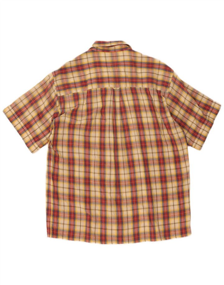 Trussardi Mens Short Sleeve Shirt Medium Multicoloured Check