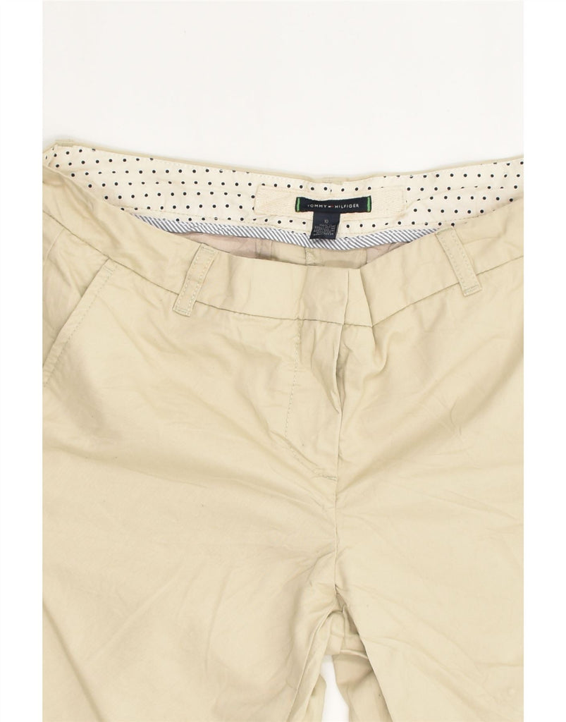 TOMMY HILFIGER Womens Chino Shorts US 10 Large W34 Beige Cotton | Vintage Tommy Hilfiger | Thrift | Second-Hand Tommy Hilfiger | Used Clothing | Messina Hembry 