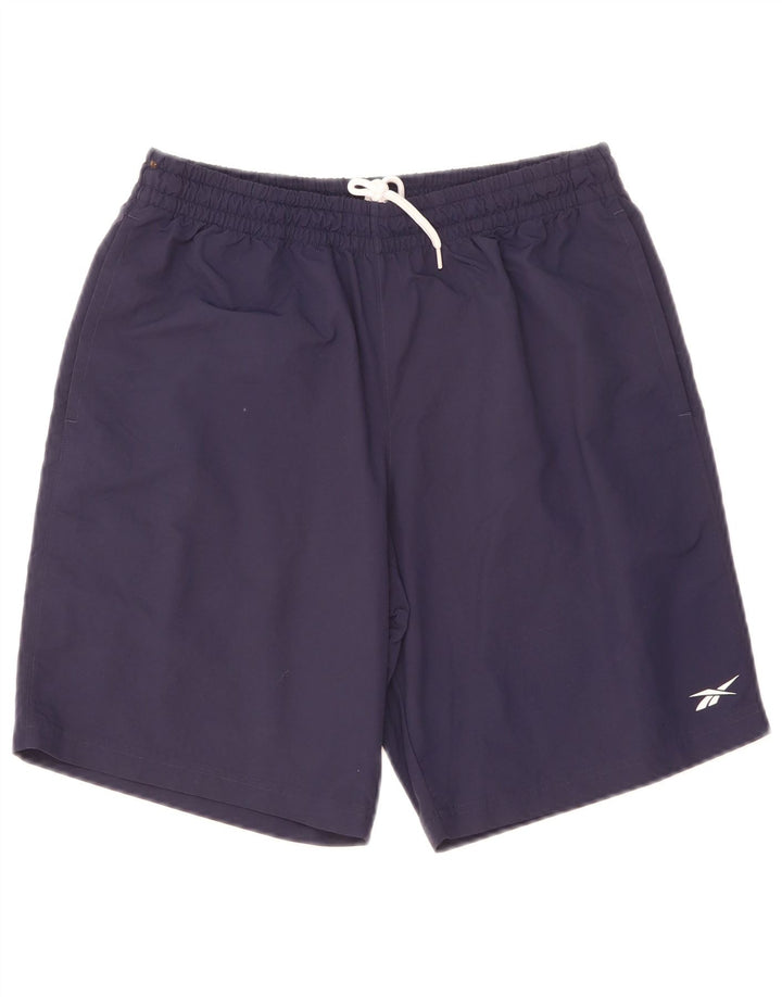 Reebok Mens Sport Shorts Medium Navy Blue Polyamide