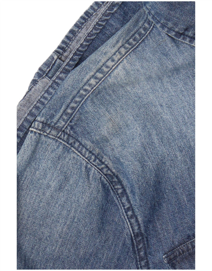 Hollister Mens Denim Shirt XS Blue Cotton