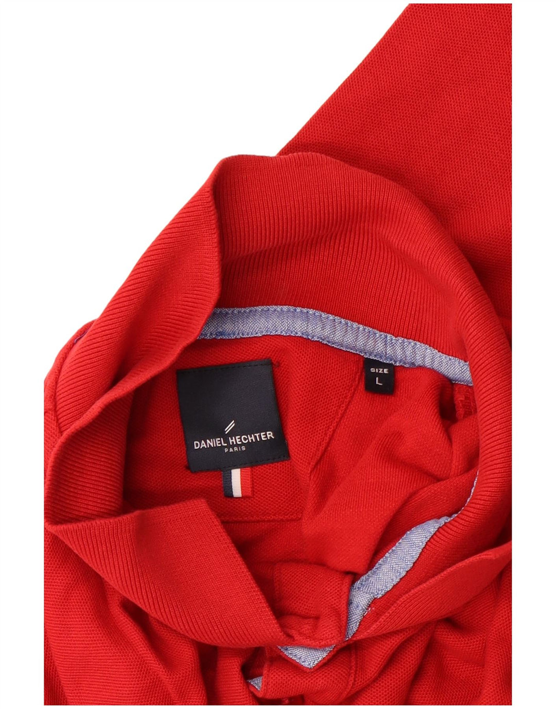 DANIEL HECHTER Mens Polo Shirt Large Red