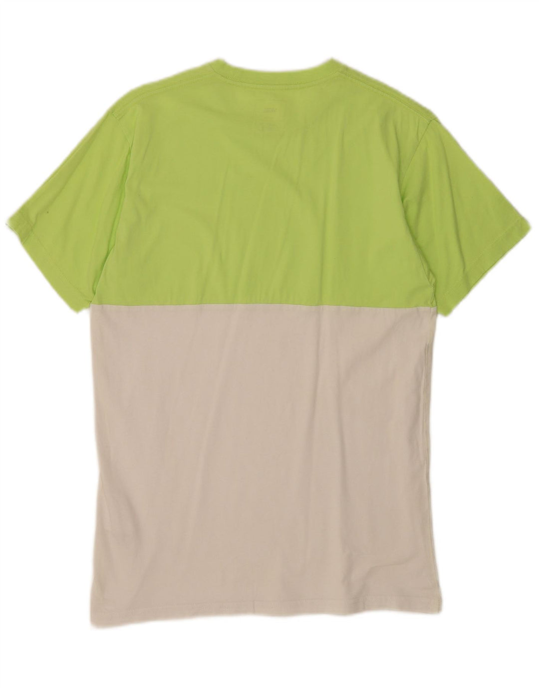 Vans Mens Classic Fit T-Shirt Top Medium Green Colourblock Cotton