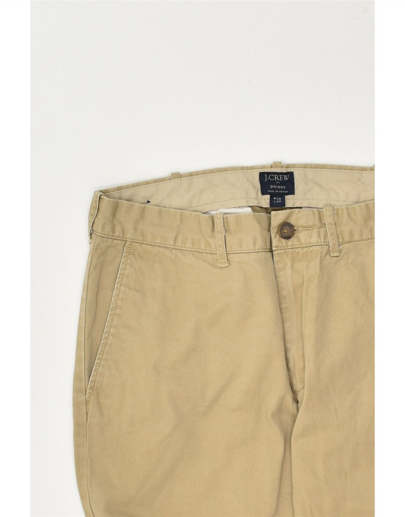 J. CREW Mens Driggs Slim Chino Trousers W30 L30  Beige Cotton | Vintage J. Crew | Thrift | Second-Hand J. Crew | Used Clothing | Messina Hembry 