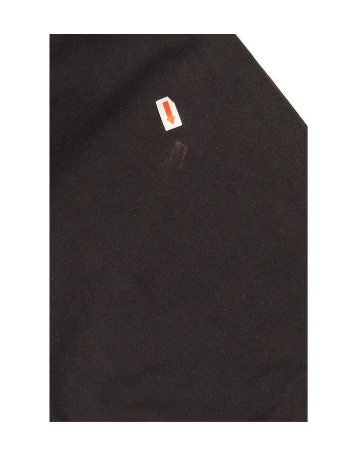 NIKE Womens Bermuda Sport Shorts UK 12 Medium  Black Cotton