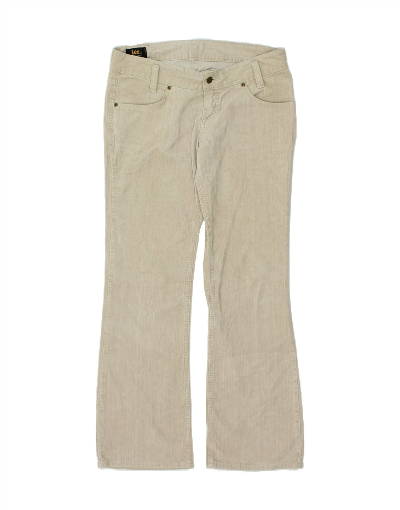 LEE Womens Bootcut Corduroy Trousers W31 L33 Grey Cotton Vintage Lee and Second-Hand Lee from Messina Hembry 