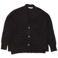 Zara Womens Oversized Cardigan Sweater UK 14 Medium Black