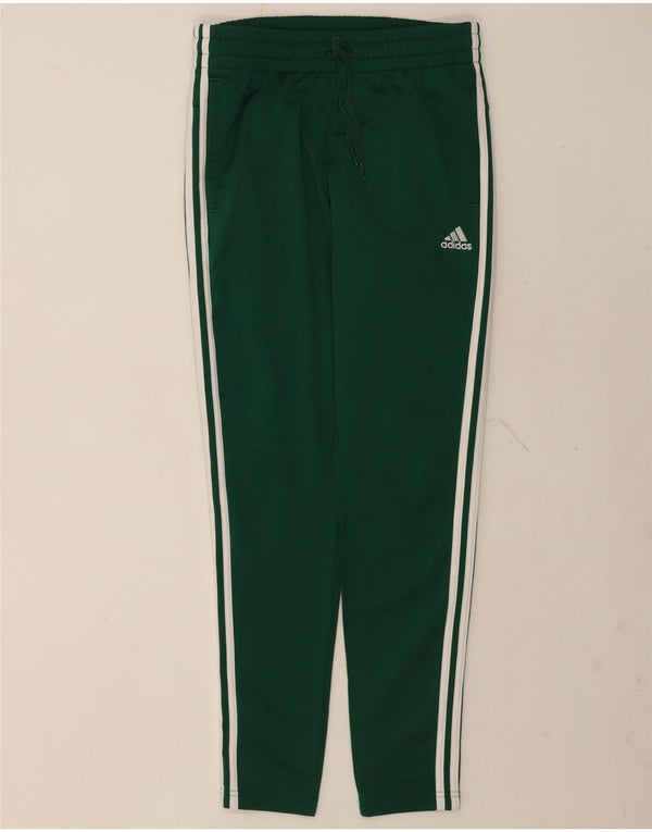 Adidas Womens Graphic Tracksuit Trousers UK 8/10 Small  Green Polyester