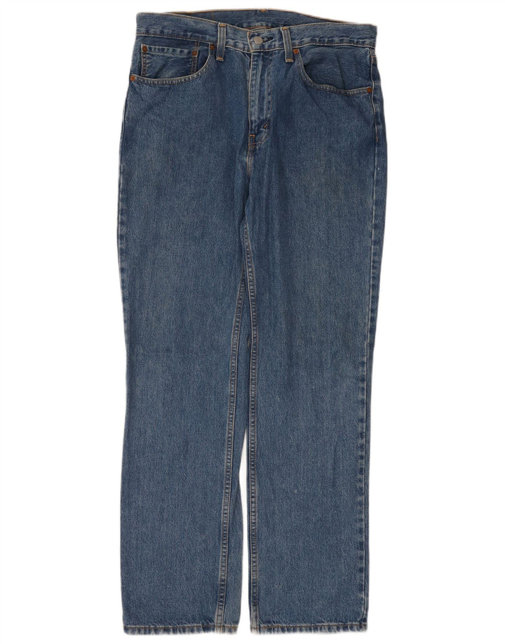 Levi's Mens 516 Straight Jeans W34 L32 Blue Cotton