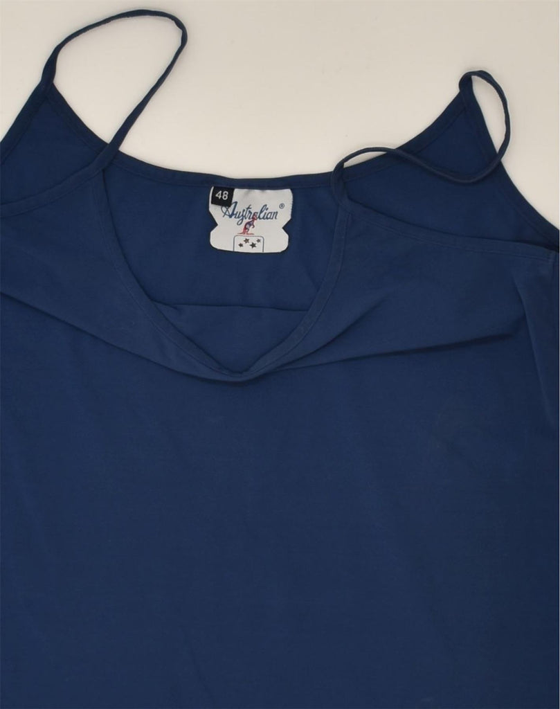 AUSTRALIAN Womens Cami Top IT 48 XL Navy Blue | Vintage AUSTRALIAN | Thrift | Second-Hand AUSTRALIAN | Used Clothing | Messina Hembry 