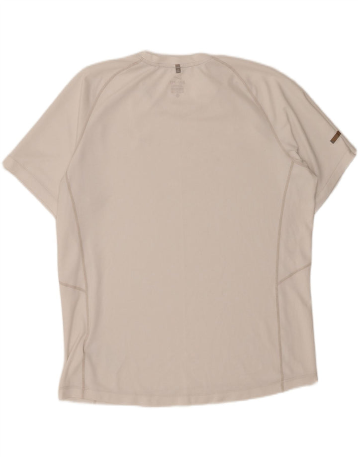 NIKE Mens Dri Fit T-Shirt Top XL White Polyester Vintage Nike and Second-Hand Nike from Messina Hembry 