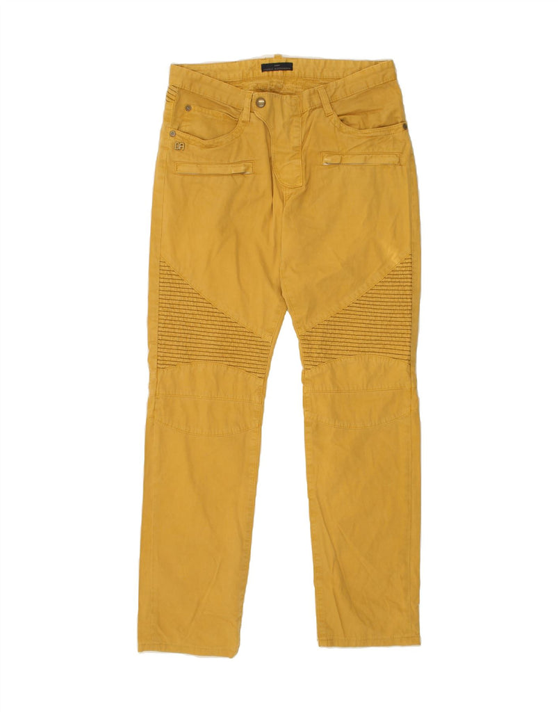 DANIELE ALESSANDRINI Mens Straight Jeans W32 L30  Yellow | Vintage Daniele Alessandrini | Thrift | Second-Hand Daniele Alessandrini | Used Clothing | Messina Hembry 