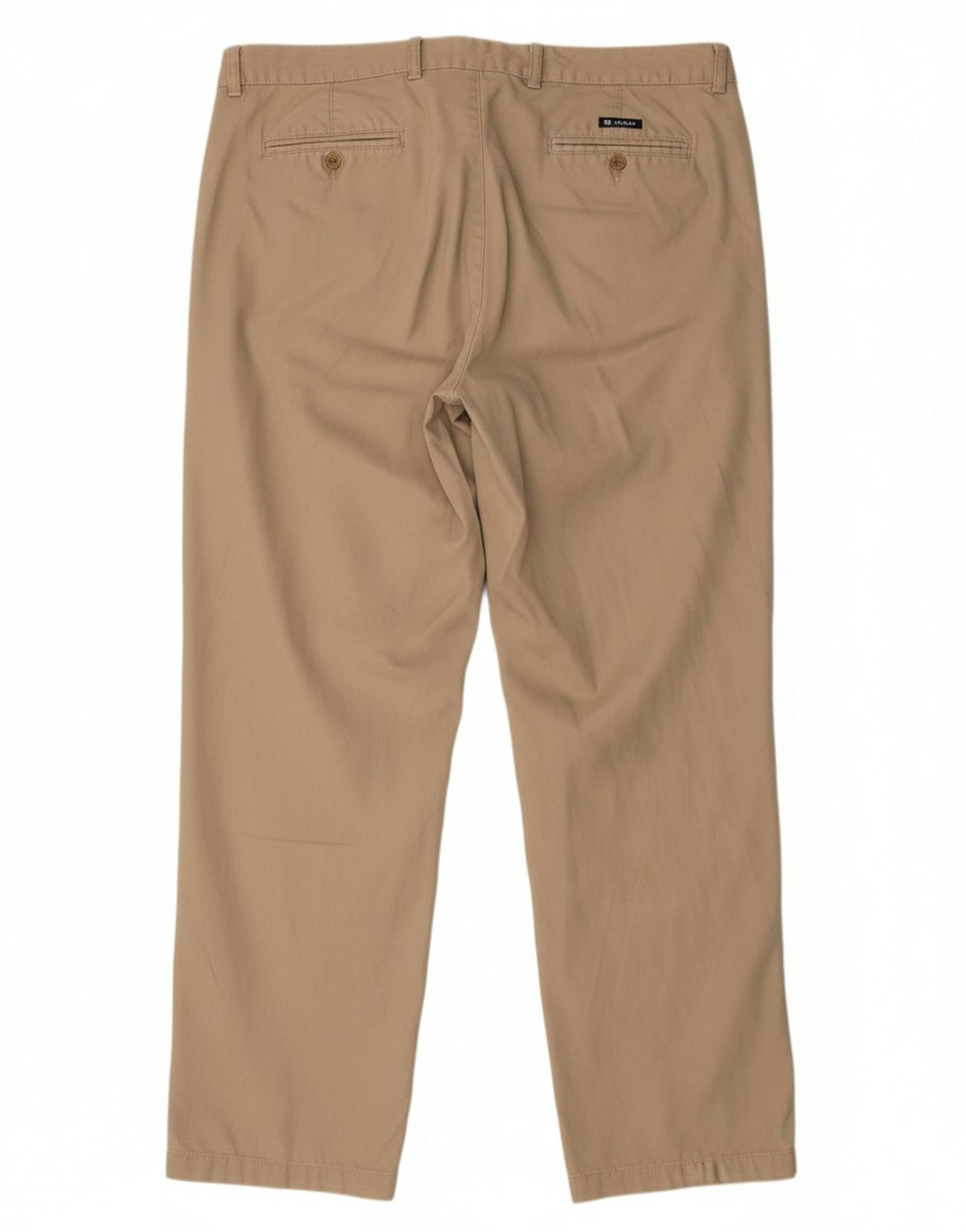 CHAPS Mens Straight Chino Trousers W40 L32 Beige Cotton Classic