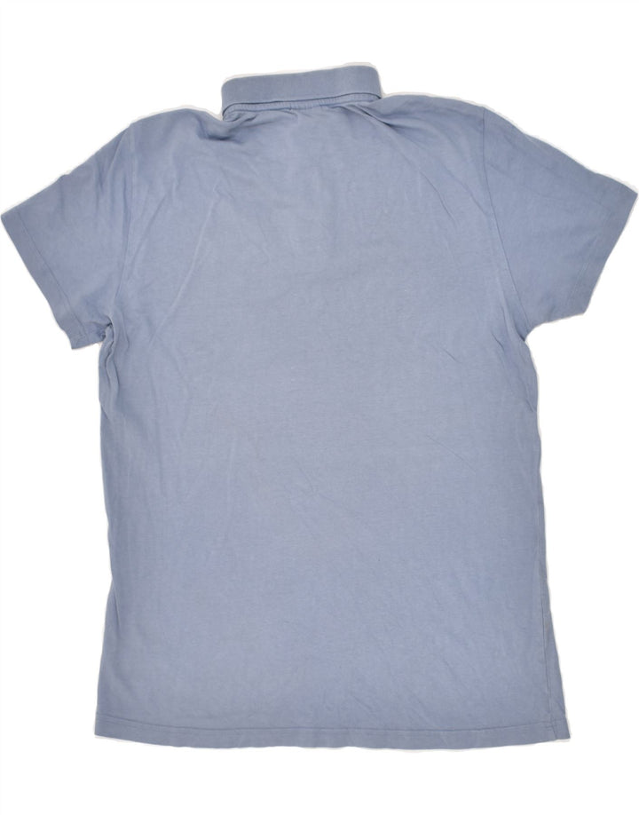 PUMA Mens Polo Shirt Large Blue Vintage Puma and Second-Hand Puma from Messina Hembry 