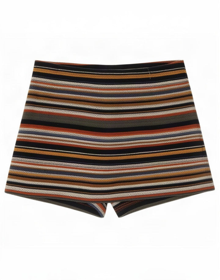 Zara Womens Trafaluc Skort Large Multicoloured Striped