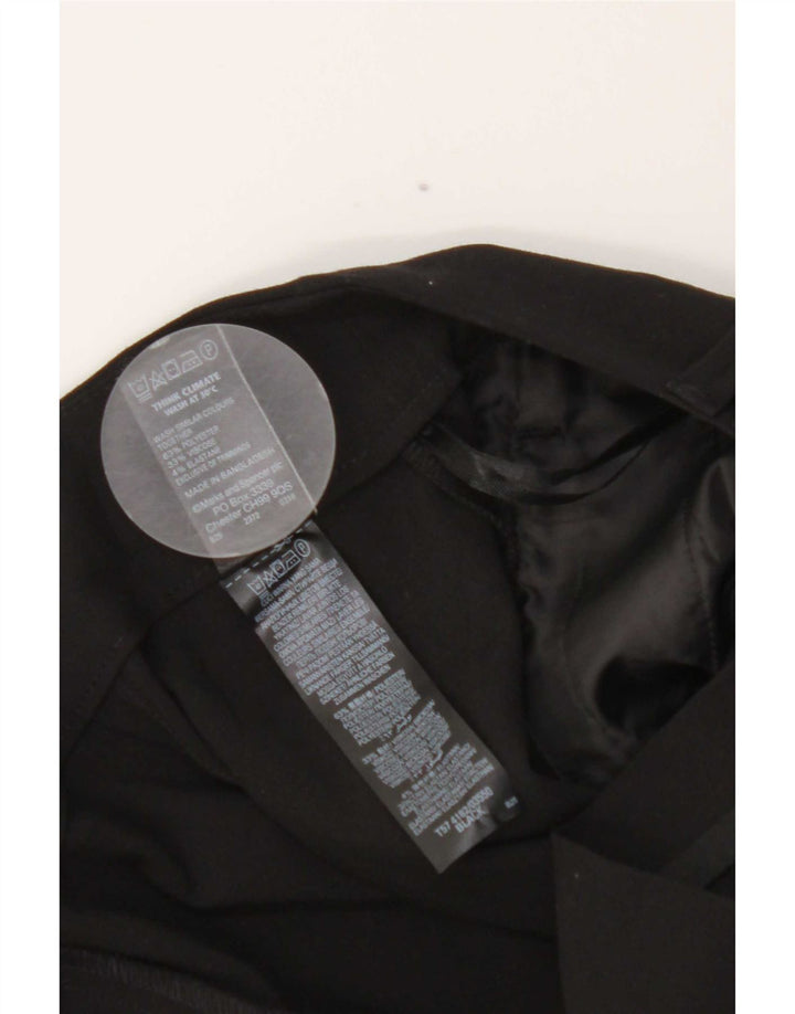 Marks & Spencer Womens Pencil Skirt UK 12 Medium W30  Black Polyester