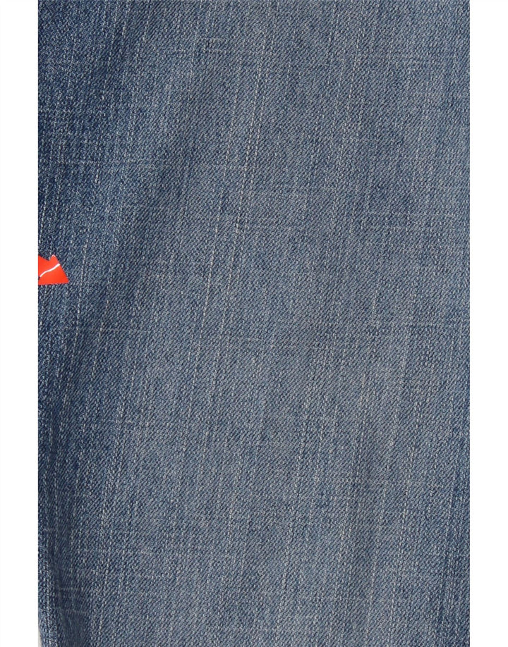 Levi's Womens 505 Straight Jeans US 12 Large W36 L33 Blue Cotton