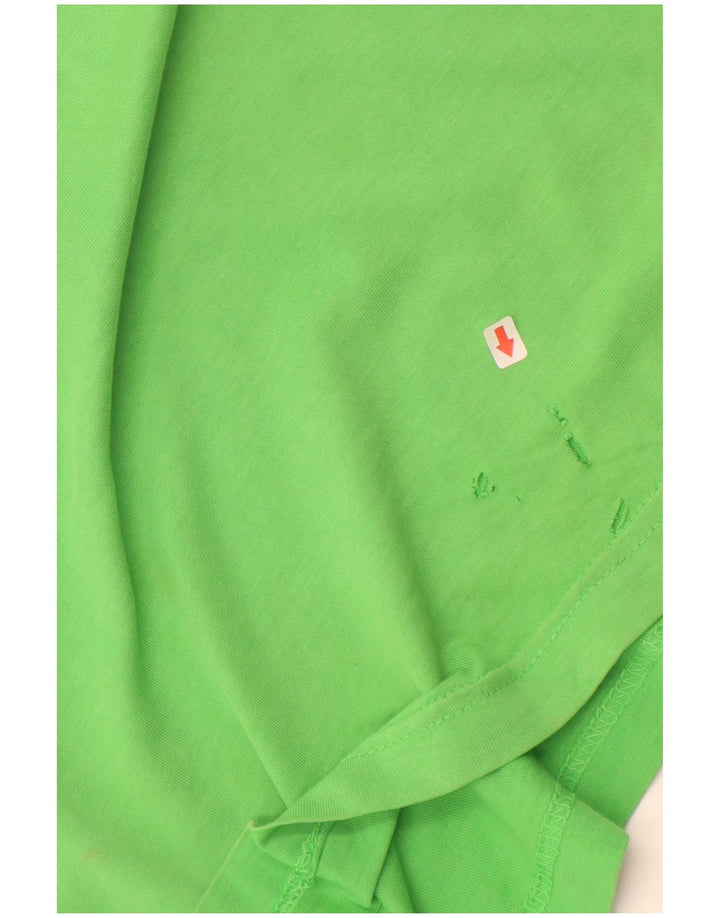 KAPPA Mens Graphic T-Shirt Top Large Green Cotton