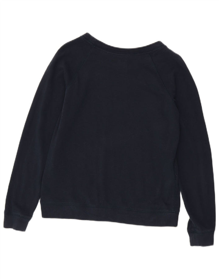 Jack Wills Womens Sweatshirt Jumper UK 10 Small  Navy Blue Cotton