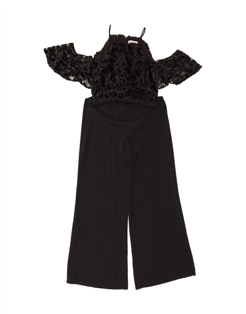 COAST Womens Off Shoulder Jumpsuit UK 10 Small  Black Vintage Coast and Second-Hand Coast from Messina Hembry 