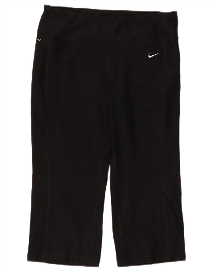 Nike Womens Capri Leggings Medium W30 L19 Black Polyester Sports