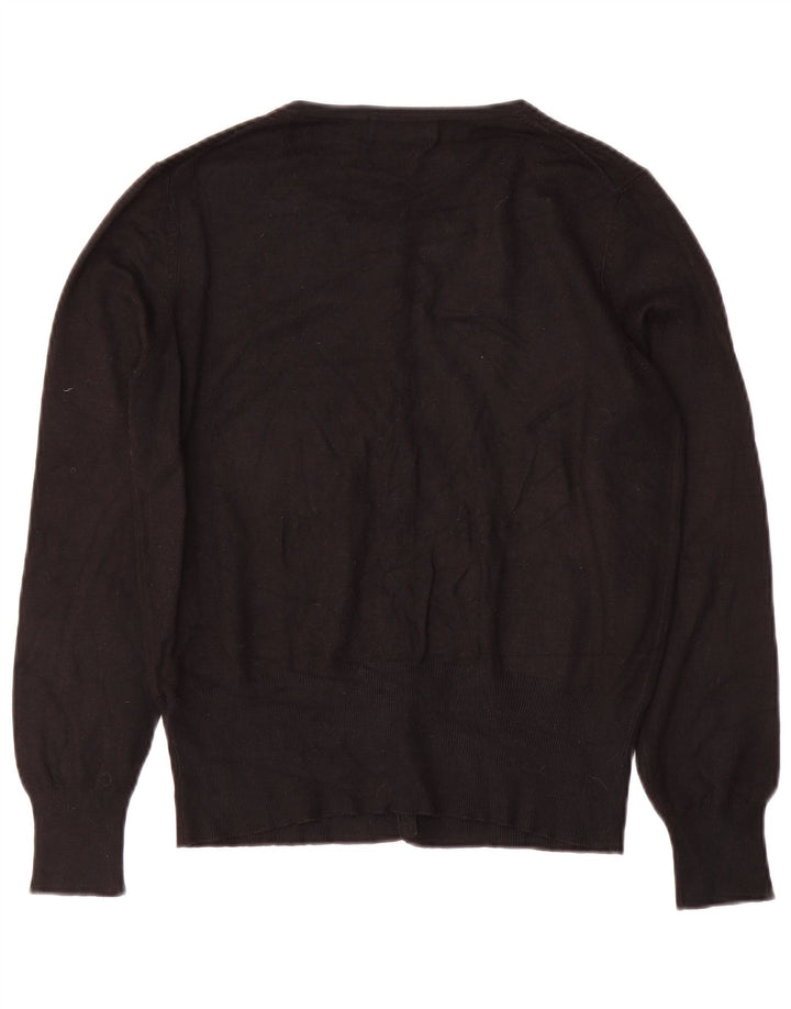 Marks & Spencer Womens Cardigan Sweater UK 14 Medium Black
