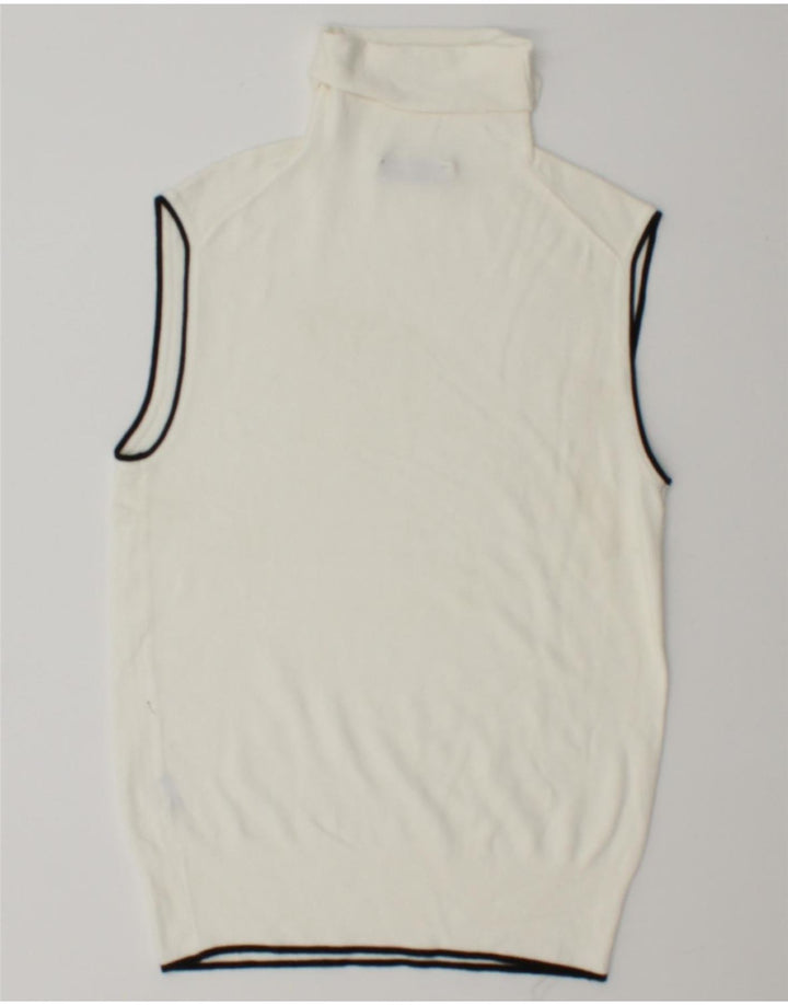 Zara Womens Vest Tank Top UK 12 Medium White