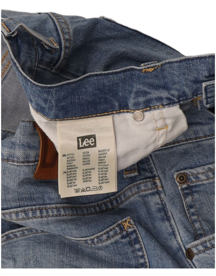 Lee Mens Daren Straight Jeans W34 L32 Blue Cotton