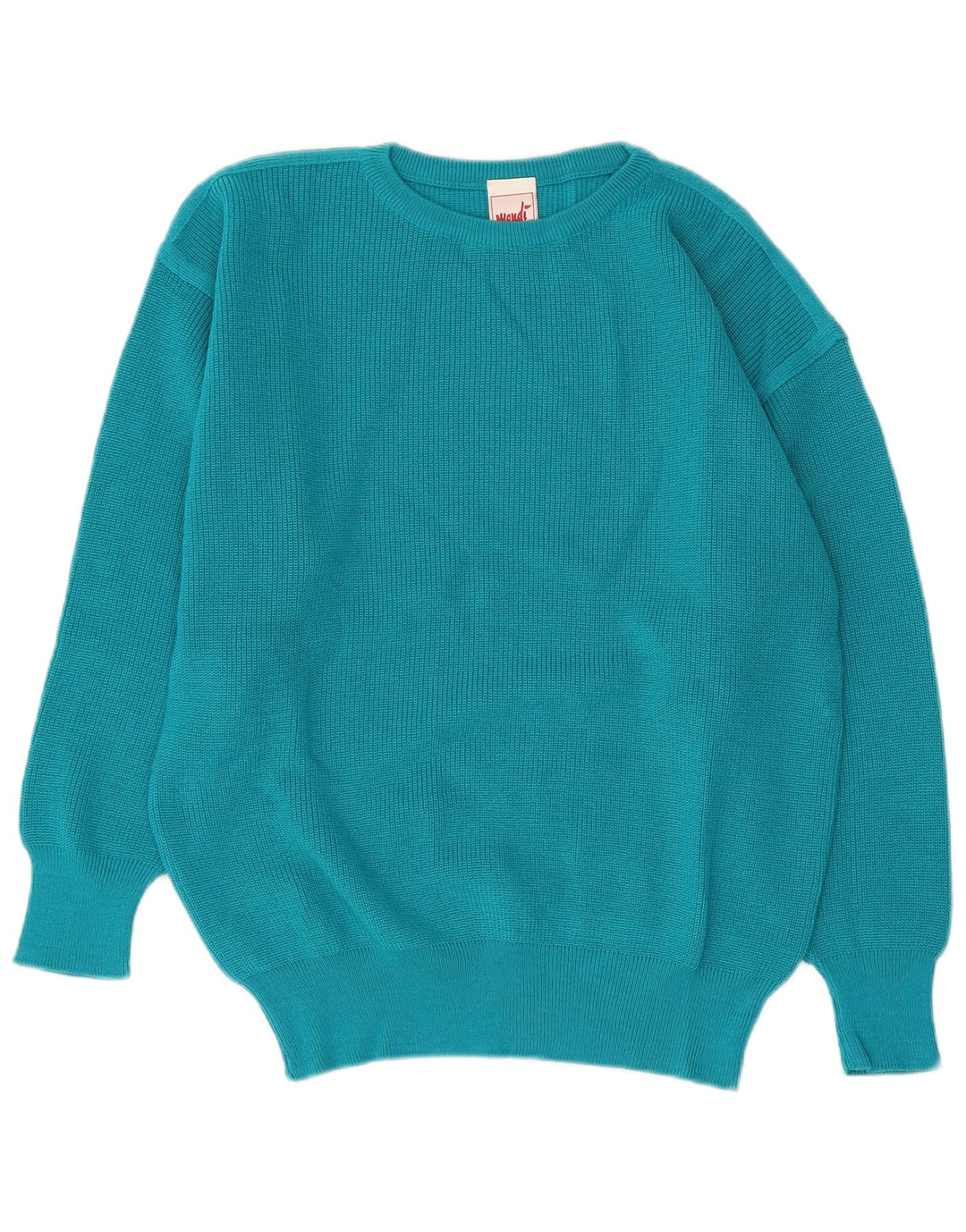 Mondi Womens Regular Fit Crew Neck Jumper Sweater EU 40 Medium Turquoise