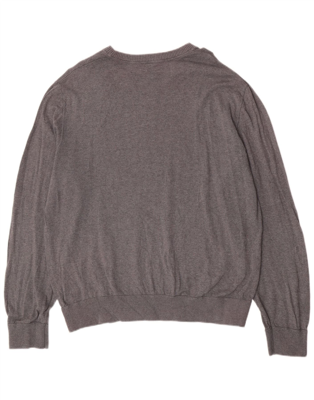 Gap Mens Crew Neck Jumper Sweater XL Grey Cotton