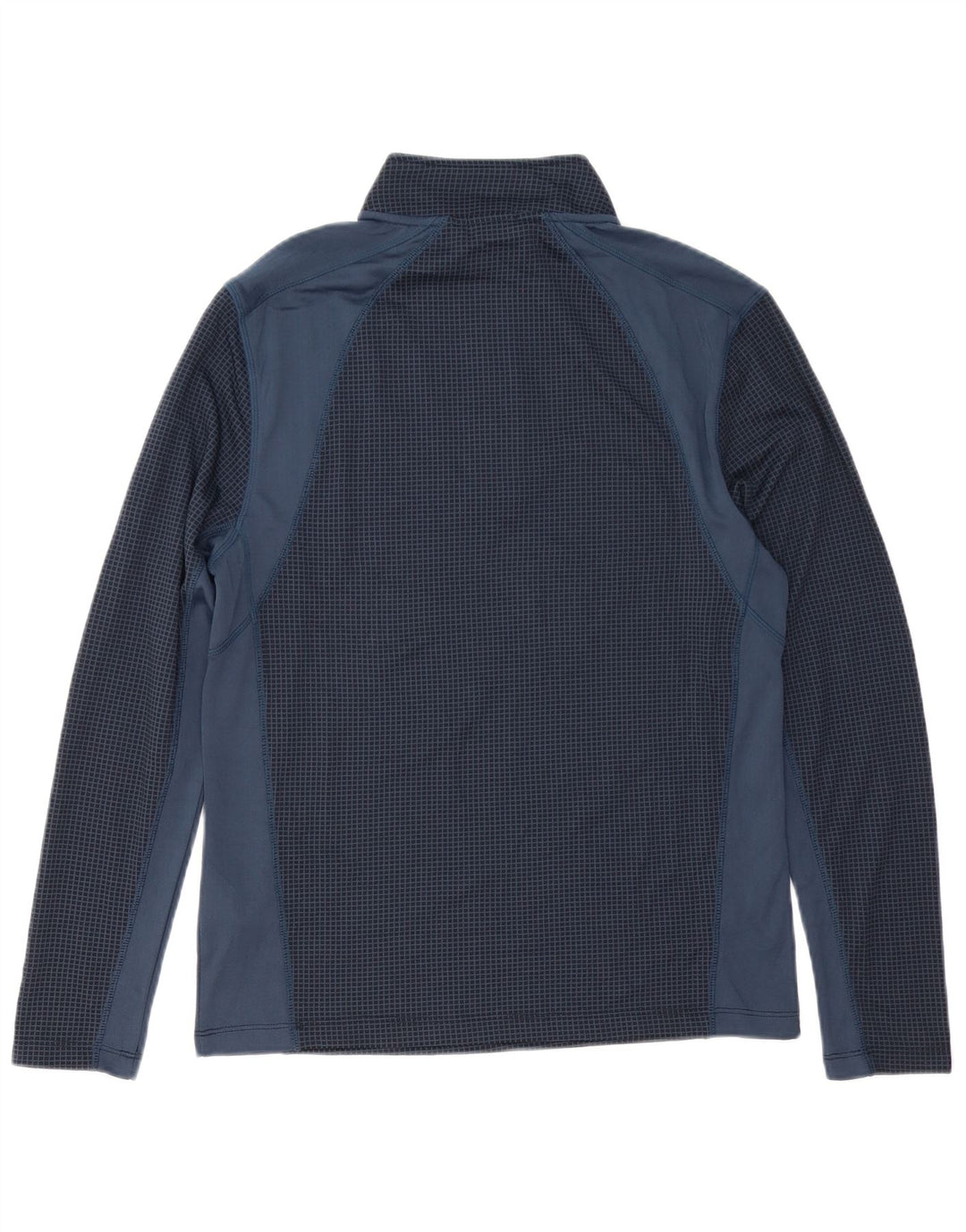 Calvin Klein Mens Pullover Tracksuit Top Medium Navy Blue Colourblock