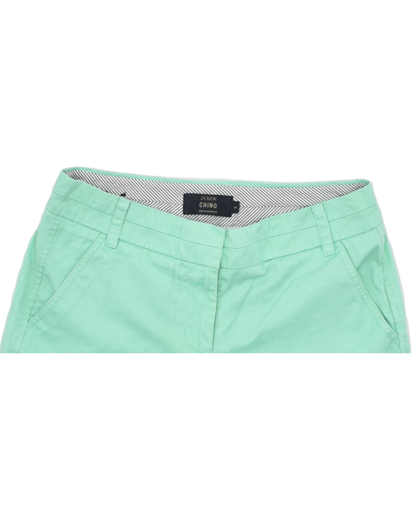 J. CREW Womens Chino Shorts US 2 XS W30 Green Cotton | Vintage | Thrift | Second-Hand | Used Clothing | Messina Hembry 